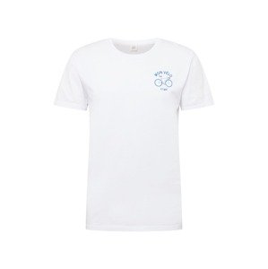 Kauf Dich Glücklich T-Shirt  biela / svetlomodrá / nebesky modrá / tmavočervená