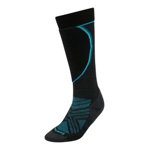 Smartwool Športové ponožky  tmavosivá / neónovo modrá