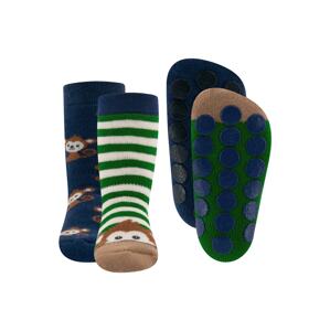 EWERS Ponožky  námornícka modrá / béžová / zelená / hnedá