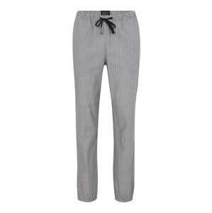 SCHIESSER Pyžamové nohavice  modrosivá / biela