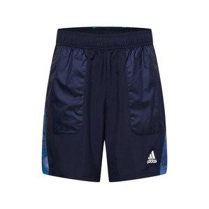 ADIDAS PERFORMANCE Športové nohavice  modrá / biela / námornícka modrá