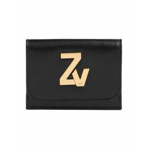 Zadig & Voltaire Peňaženka  čierna / zlatá
