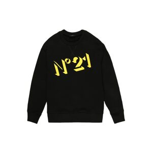 N°21 Sweatshirt  čierna / žltá