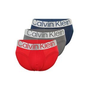 Calvin Klein Underwear Nohavičky  červená / sivá / modrá