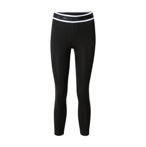 Lacoste Sport Športové nohavice  čierna / biela