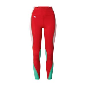 Lacoste Sport Športové nohavice  nefritová / ružová / červená