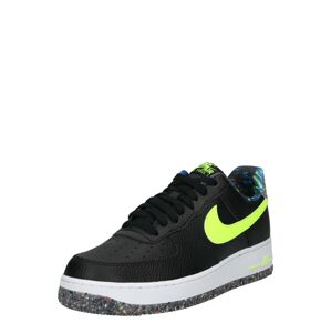 Nike Sportswear Nízke tenisky 'Air Force 1'  čierna / neónovo zelená