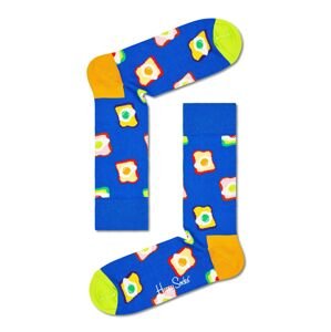 Happy Socks Ponožky 'Toasted Eg'  modrá / zmiešané farby