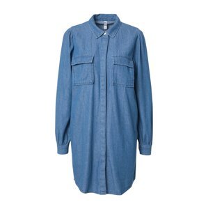 JDY Košeľové šaty 'MEADOW'  modrá denim