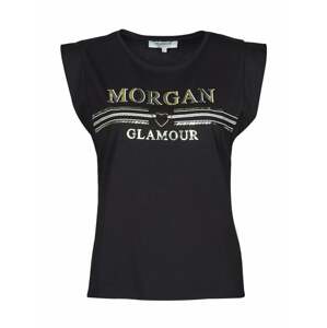 Morgan Tričko  čierna / biela / sivá