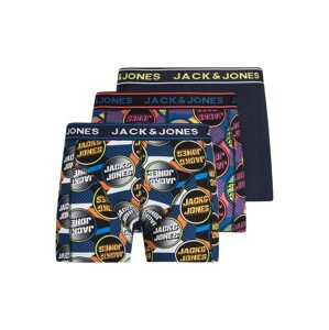 JACK & JONES Boxerky  ružová / námornícka modrá / námornícka modrá / biela / oranžová