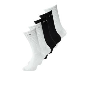 JACK & JONES Ponožky 'Copenhagen'  biela / čierna