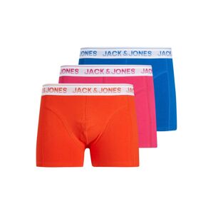 JACK & JONES Boxerky  ružová / oranžová / modrá