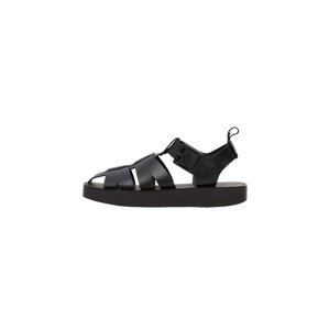 MANGO Remienkové sandále 'Mar'  čierna