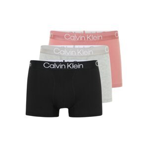 Calvin Klein Underwear Boxerky  čierna / svetlosivá / rosé / biela