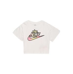 Nike Sportswear Tričko  biela / čierna / ružová / svetlooranžová / pastelovo žltá