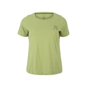 Tom Tailor Women + Tričko  zelená / sivá