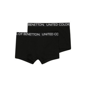 UNITED COLORS OF BENETTON Nohavičky  čierna / biela