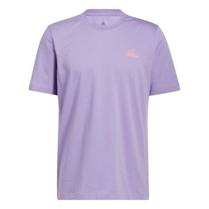 ADIDAS PERFORMANCE Funkčné tričko  fialová / oranžová / ružová / modrá