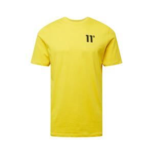 11 Degrees Tričko  žltá / čierna