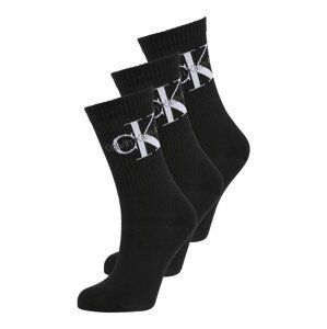 Calvin Klein Underwear Ponožky  tmavosivá / čierna / biela