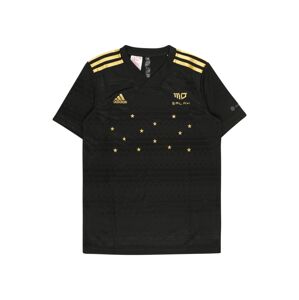 ADIDAS PERFORMANCE Funkčné tričko 'Salah'  čierna / zlatá