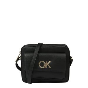 Calvin Klein Taška cez rameno  zlatá / čierna