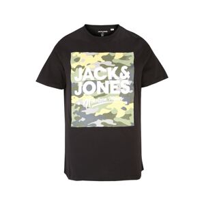 Jack & Jones Plus Tričko 'PETE'  čierna / zmiešané farby
