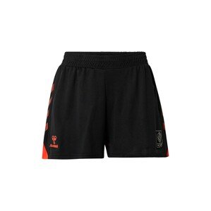 Hummel Športové nohavice 'GG12 Action'  čierna / biela / oranžovo červená