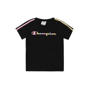 Champion Authentic Athletic Apparel Tričko  svetlomodrá / pastelovo žltá / svetloružová / čierna
