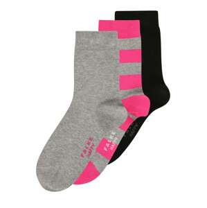 FALKE Ponožky  sivá melírovaná / svetloružová / čierna / biela
