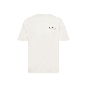 AllSaints Tričko 'UNDERGROUND'  biela / čierna