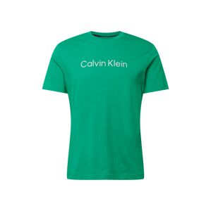 Calvin Klein Tričko  zelená / svetlosivá