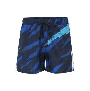 ADIDAS PERFORMANCE Surferské šortky 'TIGER'  kráľovská modrá / tyrkysová / námornícka modrá / modrosivá