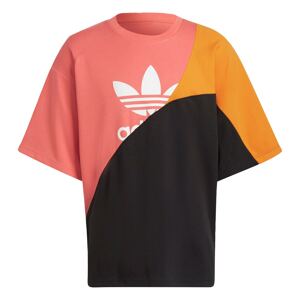 ADIDAS ORIGINALS Tričko ' Adicolor '  čierna / oranžová / ružová / biela