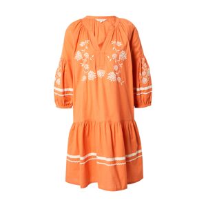 Part Two Košeľové šaty 'Puk'  oranžová / biela