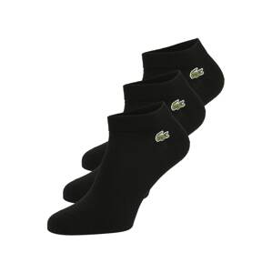 Lacoste Sport Športové ponožky  čierna / biela