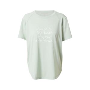 ESPRIT SPORT Funkčné tričko  pastelovo zelená / biela