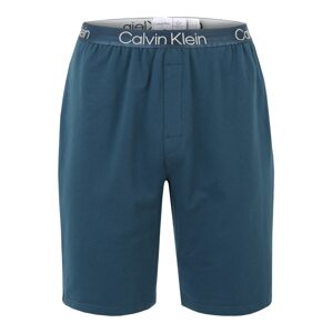 Calvin Klein Underwear Pyžamové nohavice  petrolejová / biela