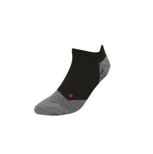 FALKE Športové ponožky 'RU4'  sivá melírovaná / červená / čierna