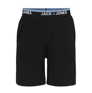 JACK & JONES Nohavice 'RON'  svetlomodrá / čierna / biela