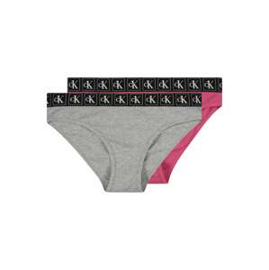 Calvin Klein Underwear Nohavičky  ružová / čierna / biela / sivá