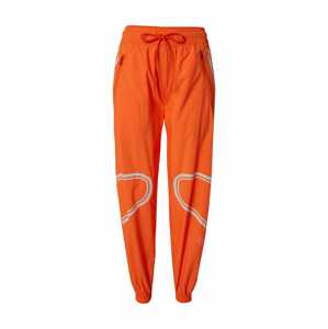 adidas by Stella McCartney Outdoorové nohavice 'TruePace'  striebornosivá / oranžová