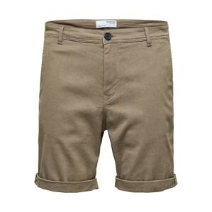 SELECTED HOMME Chino nohavice 'Luton'  hnedá
