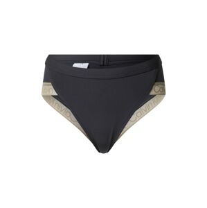 Calvin Klein Swimwear Plus Bikinové nohavičky 'BRAZILIAN'  tmavobéžová / čierna