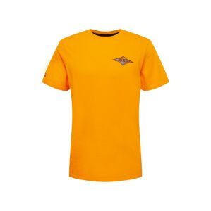 Superdry Tričko 'Cali'  modrá / oranžová / čierna