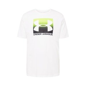 UNDER ARMOUR Funkčné tričko  zelená / čierna / biela