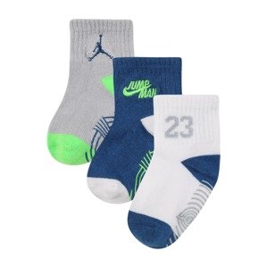 Jordan Ponožky  modrá / biela / kiwi