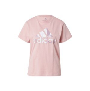 ADIDAS PERFORMANCE Funkčné tričko  orgovánová / biela / ružová