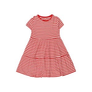 KIDS ONLY Šaty 'MAY'  červená / biela